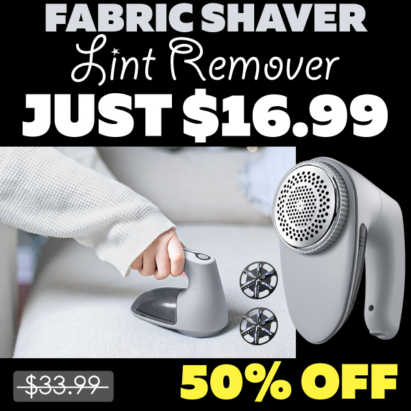 Lint Remover Only $16.99 (Regularly $33.99)
