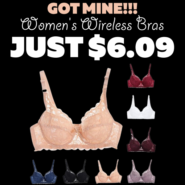 Women's Wireless Bras Only $6.09 (Regularly $12.18)