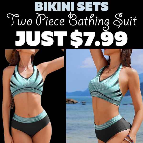 Two Piece Bathing Suit Only $7.99 (Regularly $11.99)