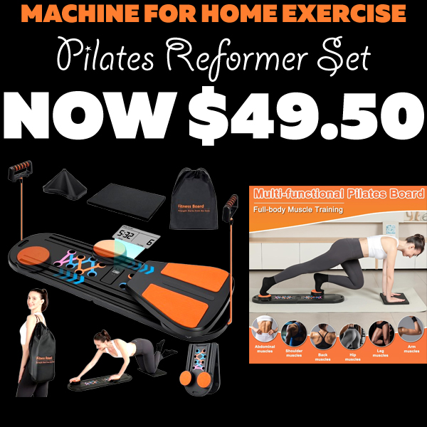 Pilates Reformer Set Only $49.50 (Regularly $159)