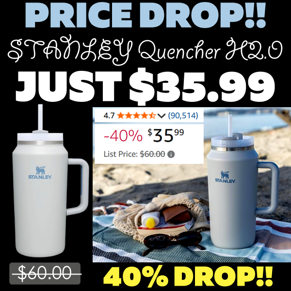 STANLEY Quencher H2.0 Only $35.99 (Regularly $60.00)