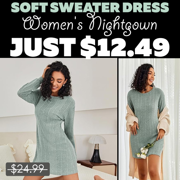 Women's Nightgown Only $12.49 (Regularly $24.99)