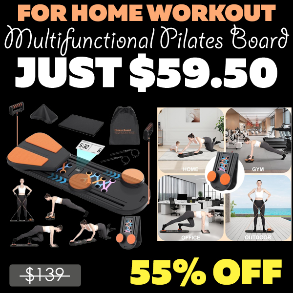Multifunctional Pilates Board Only $59.50 (Regularly $139)