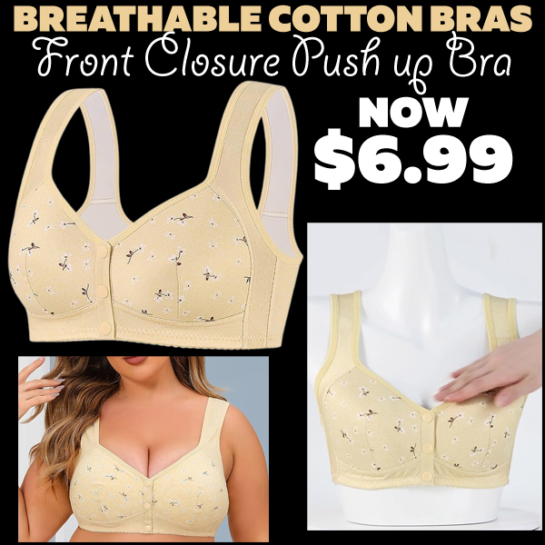 Front Closure Push up Bra Only $6.99 (Regularly $22.99)