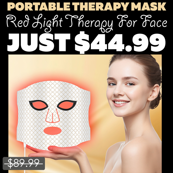 Red Light Therapy For Face Only $44.99 (Regularly $89.99)