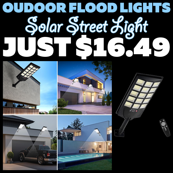 Solar Street Light Only $16.49 (Regularly $39.98)