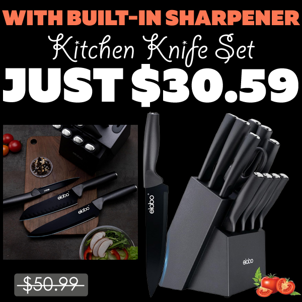 Kitchen Knife Set Only $30.59 (Regularly $50.99)