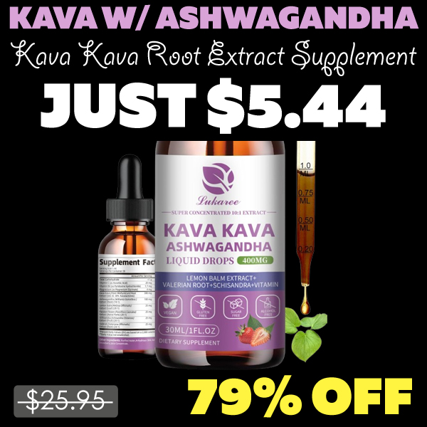 Kava Kava Root Extract Supplement Only $5.44 (Regularly $25.95)