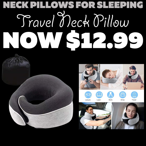 Travel Neck Pillow Only $12.99 (Regularly $25.99)