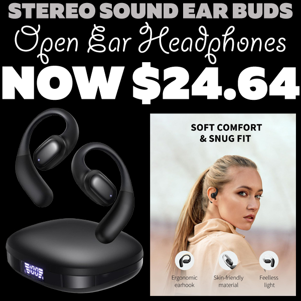Open Ear Headphones Only $24.64 (Regularly $59.99)
