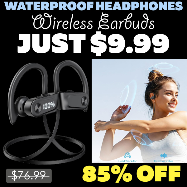Wireless Earbuds Only $9.99 (Regularly $76.99)
