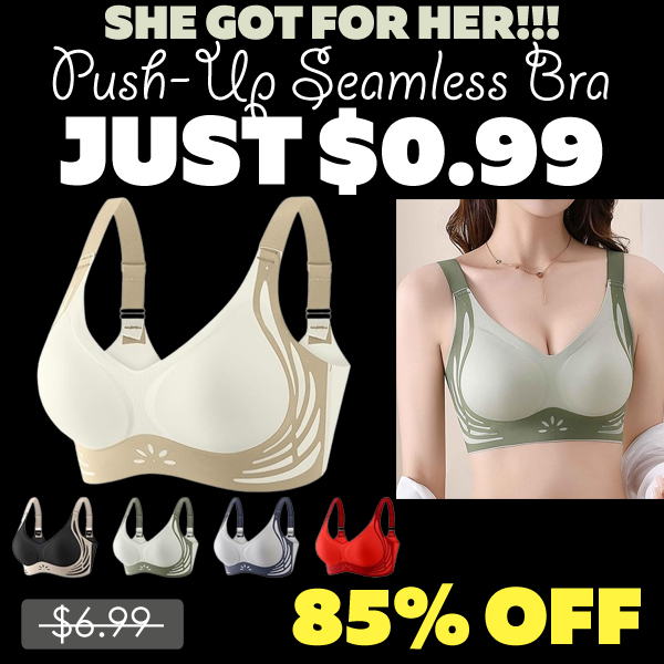 Push-Up Seamless Bra Only $0.99 (Regularly $6.99)
