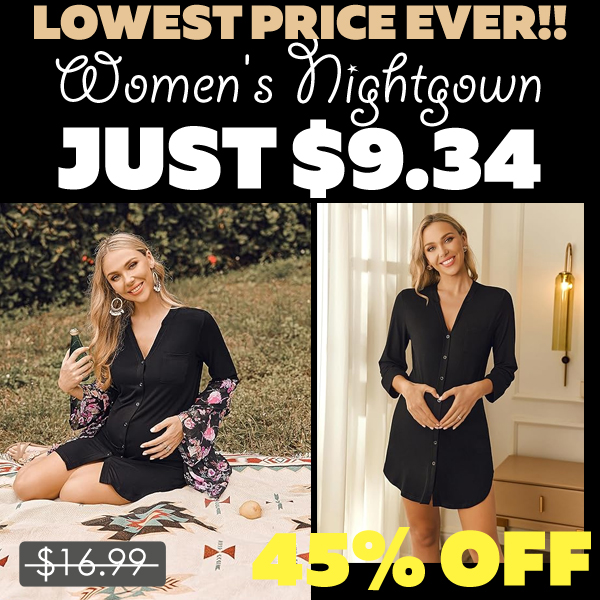 Women's Nightgown Only $9.34 (Regularly $16.99)