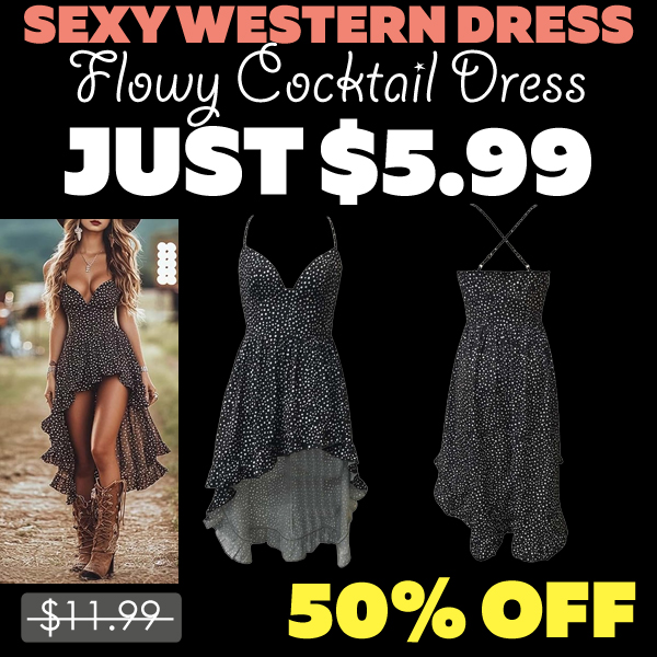 Flowy Cocktail Dress Only $5.99 (Regularly $11.99)
