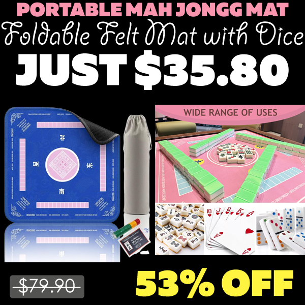 Foldable Felt Mat with Dice Only $35.80 (Regularly $79.90)