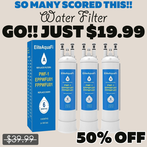 Water Filter Only $19.99 (Regularly $39.99)