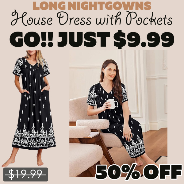 House Dress with Pockets Only $9.99 (Regularly $19.99)