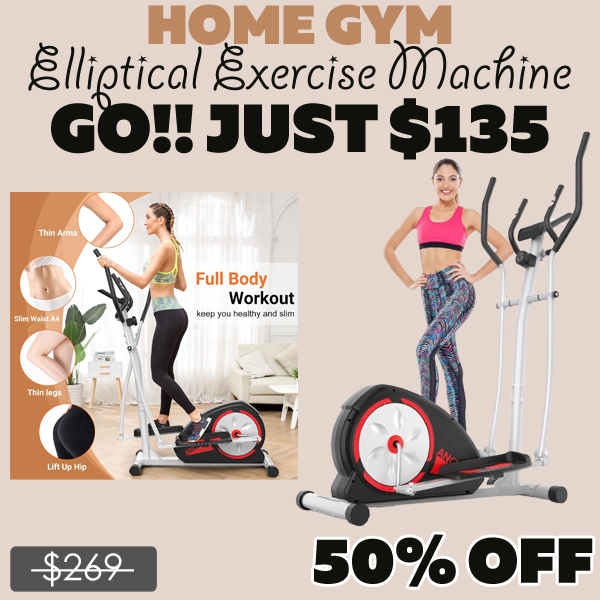 Elliptical Exercise Machine Only $135 (Regularly $269)