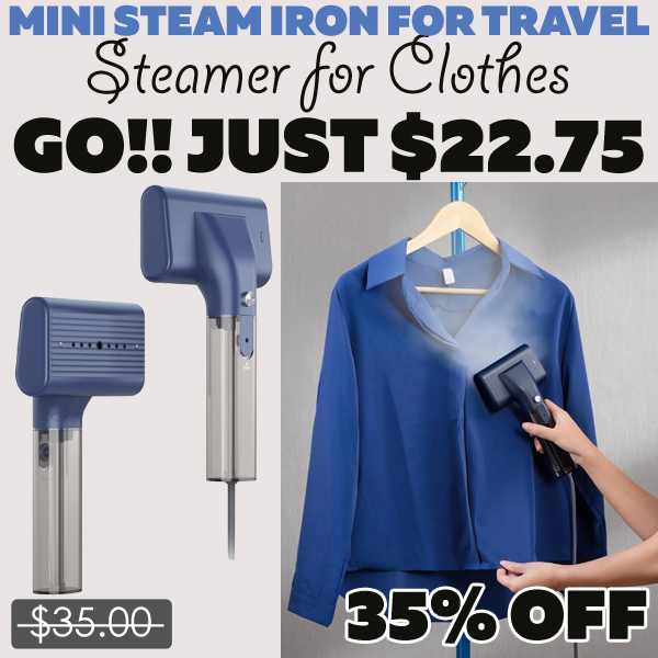 Steamer for Clothes Only $22.75 (Regularly $35.00)