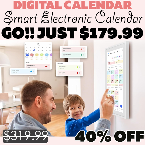 Smart Electronic Calendar Only $179.99 (Regularly $319.99)