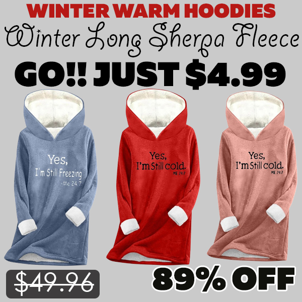 Winter Long Sherpa Fleece Only $4.99 (Regularly $49.96)