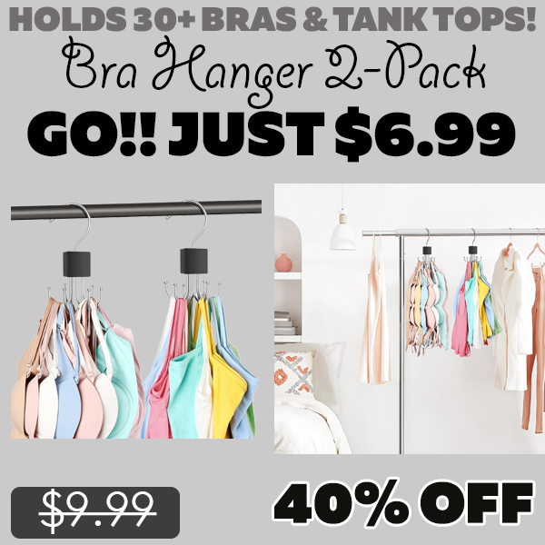 Bra Hanger 2-Pack Only $6.99 (Regularly $9.99)