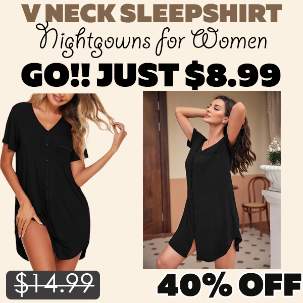 Nightgowns for Women Only $8.99 (Regularly $14.99)