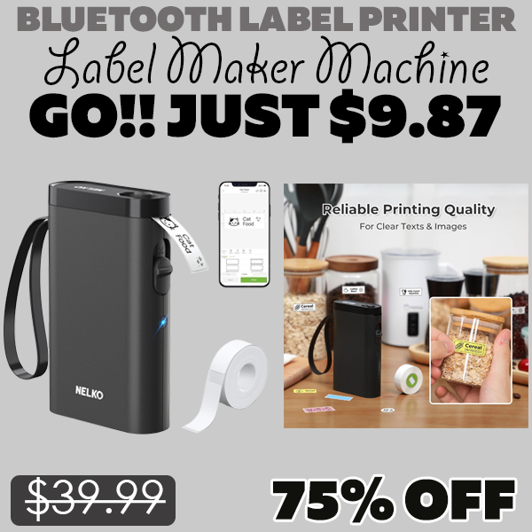 Label Maker Machine Only $9.87 (Regularly $39.99)