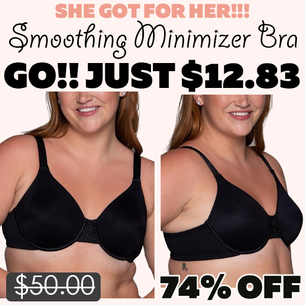 Smoothing Minimizer Bra Only $12.83 (Regularly $50.00)