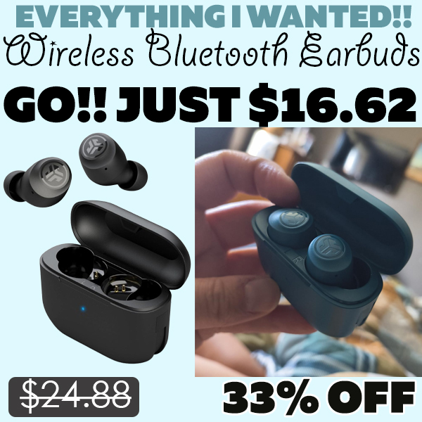Wireless Bluetooth Earbuds Only $16.62 (Regularly $24.88)