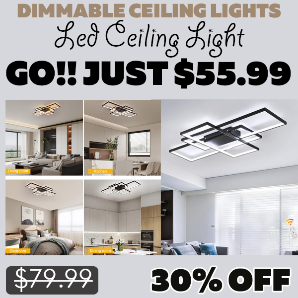 Led Ceiling Light Only $55.99 (Regularly $79.99)