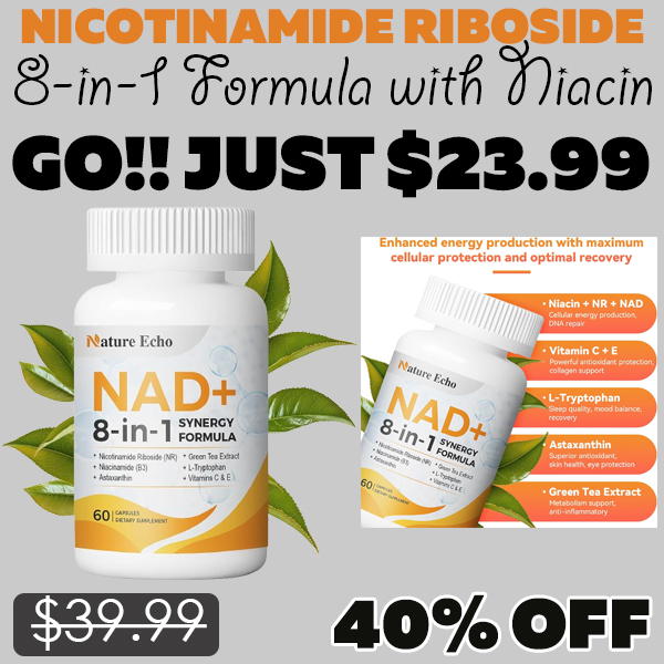 8-in-1 Formula with Niacin Only $23.99 (Regularly $39.99)