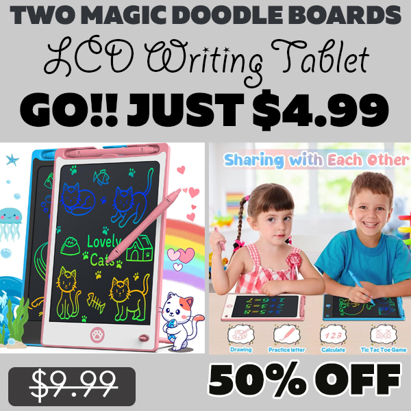LCD Writing Tablet Only $4.99 (Regularly $9.99)