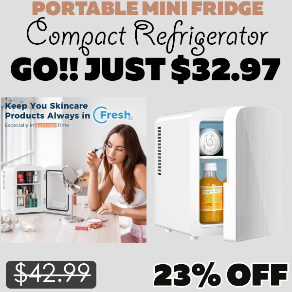 Compact Refrigerator Only $32.97 (Regularly $42.99)