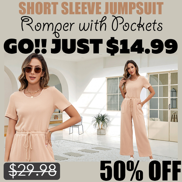 Romper with Pockets Only $14.99 (Regularly $29.98)