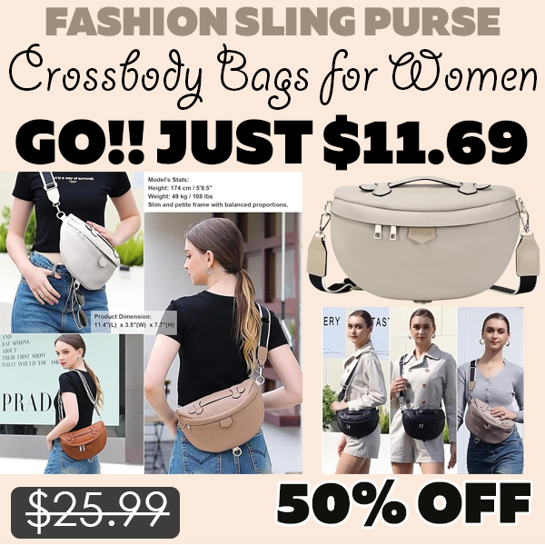 Crossbody Bags for Women Only $11.69 (Regularly $25.99)