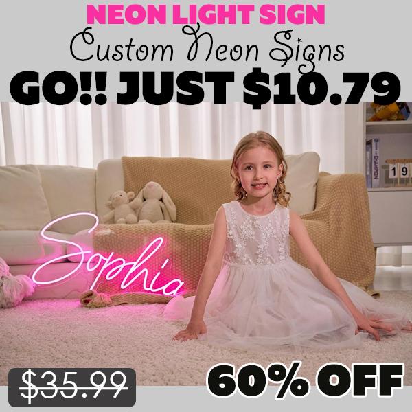 Custom Neon Signs Only $10.79 (Regularly $35.99)