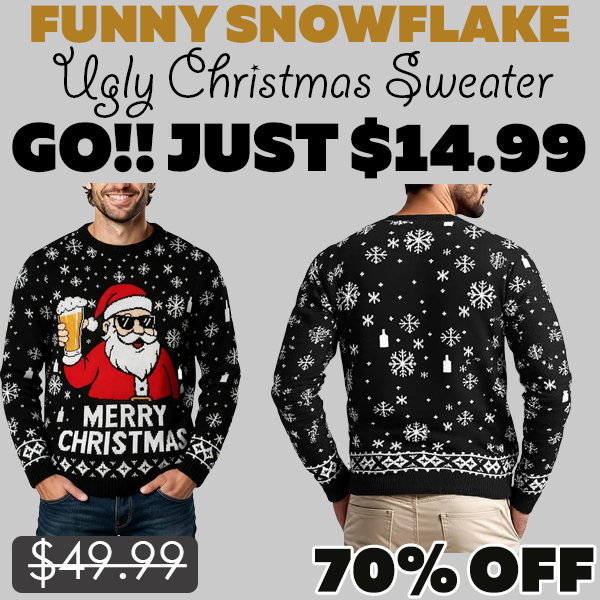 Ugly Christmas Sweater Only $14.99 (Regularly $49.99)