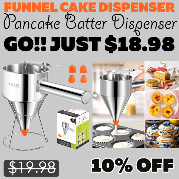 Pancake Batter Dispenser Only $18.98 (Regularly $19.98)