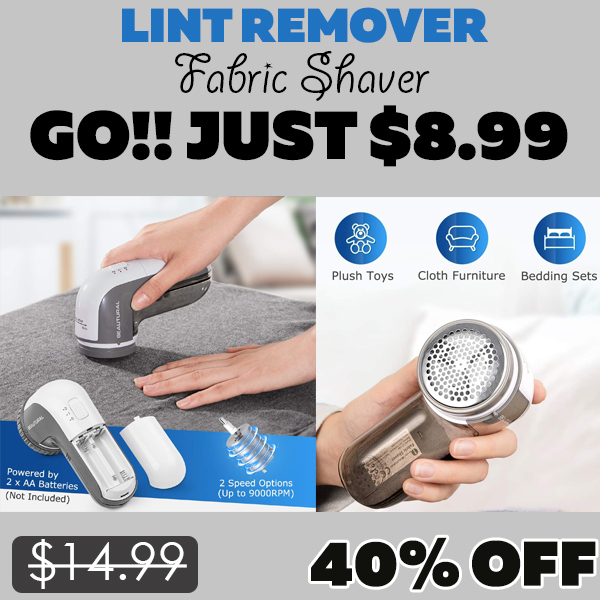 Fabric Shaver Only $8.99 (Regularly $14.99)