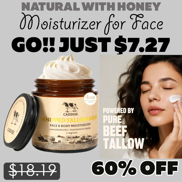 Moisturizer for Face Only $7.27 (Regularly $18.19)
