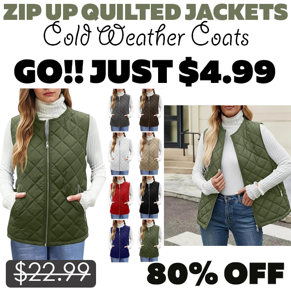 Cold Weather Coats Only $4.99 (Regularly $22.99)