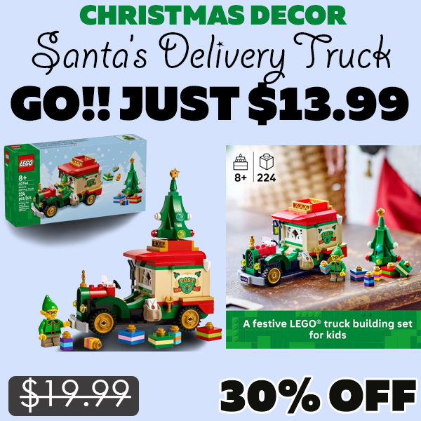 Santa’s Delivery Truck Only $13.99 (Regularly $19.99)