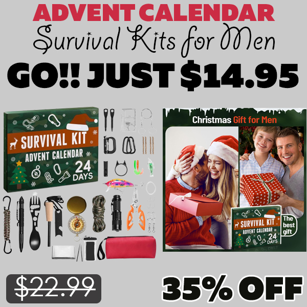 Survival Kits for Men Only $14.95 (Regularly $22.99)