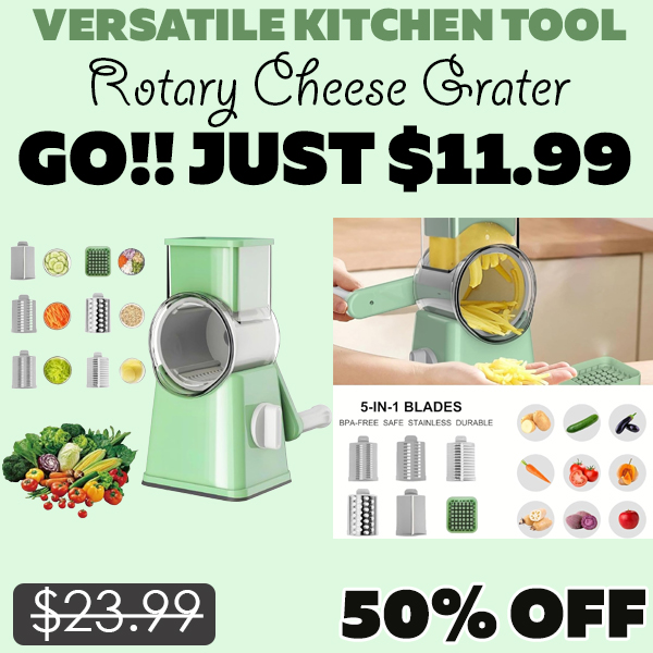 Rotary Cheese Grater Only $11.99 (Regularly $23.99)