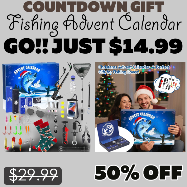 Fishing Advent Calendar Only $14.99 (Regularly $29.99)