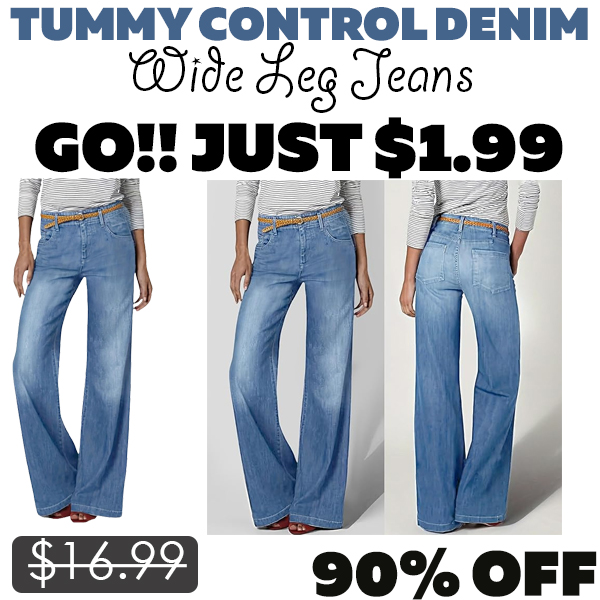Wide Leg Jeans Only $1.99 (Regularly $16.99)