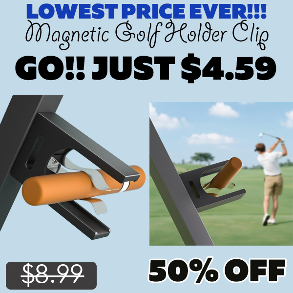Magnetic Golf Holder Clip Only $4.59 (Regularly $8.99)
