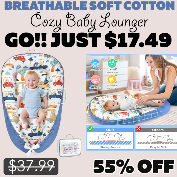 Cozy Baby Lounger Only $17.49 (Regularly $37.99)