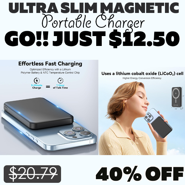 Portable Charger Only $12.50 (Regularly $20.79)